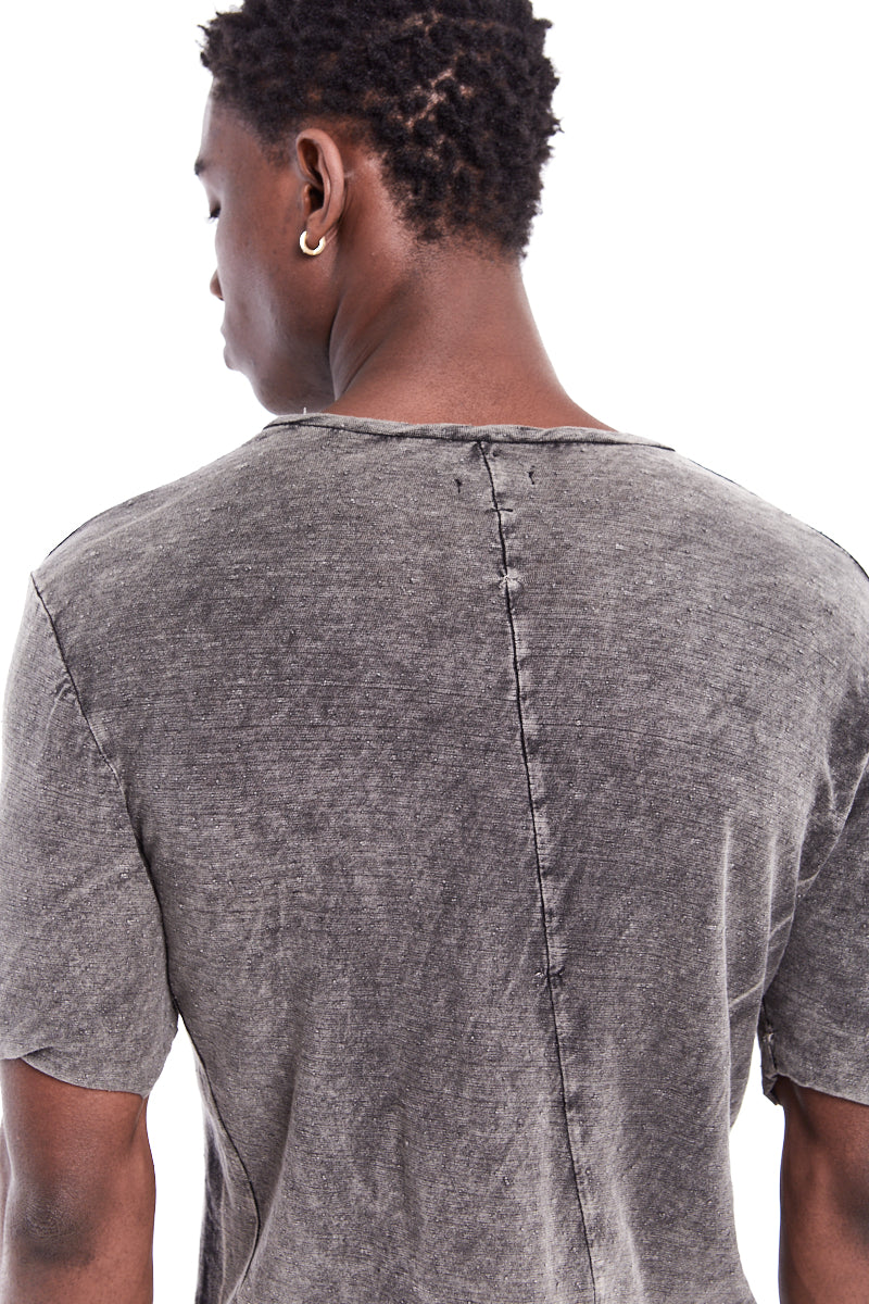 DARK WASH LIGHT COTTON TEE