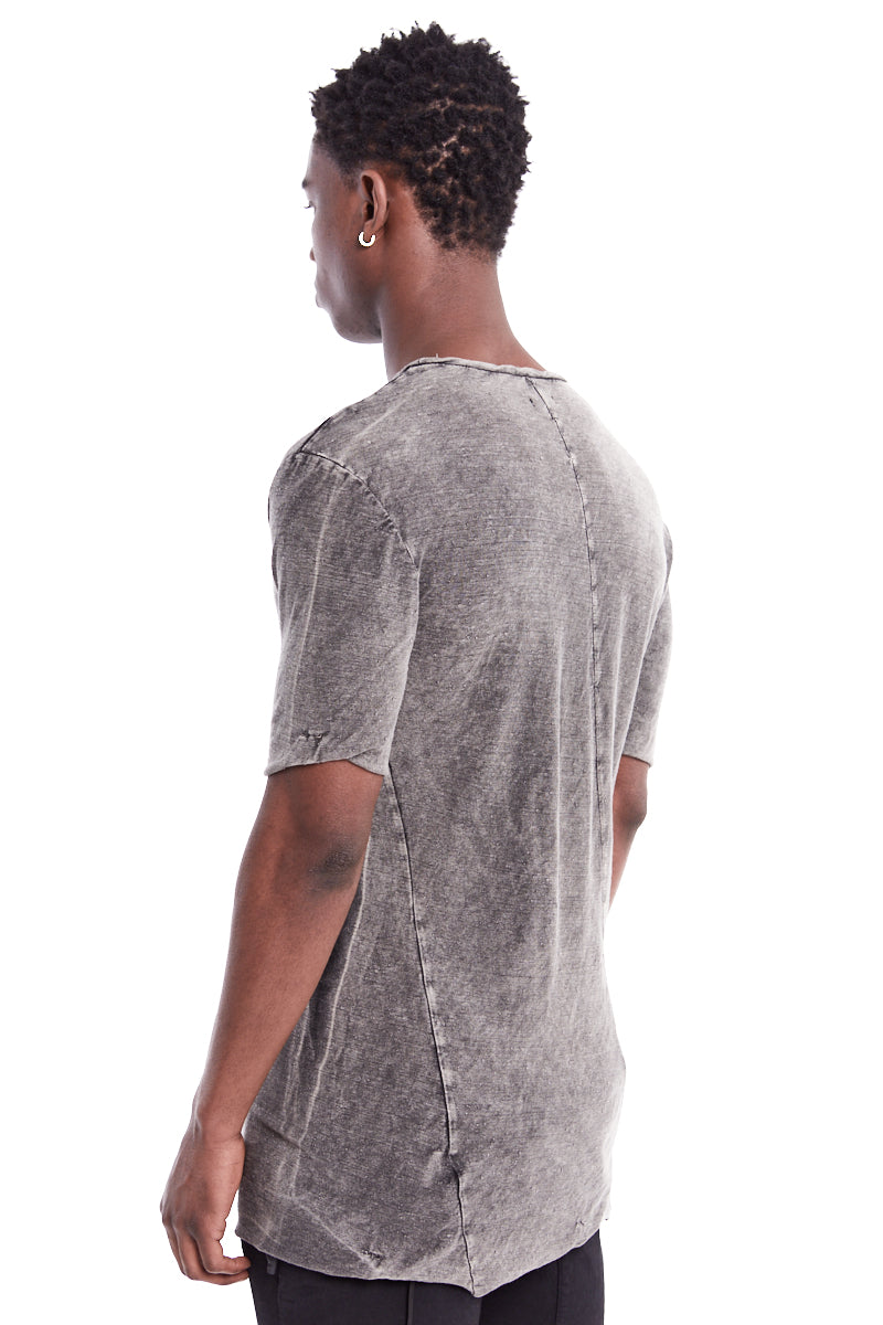 DARK WASH LIGHT COTTON TEE