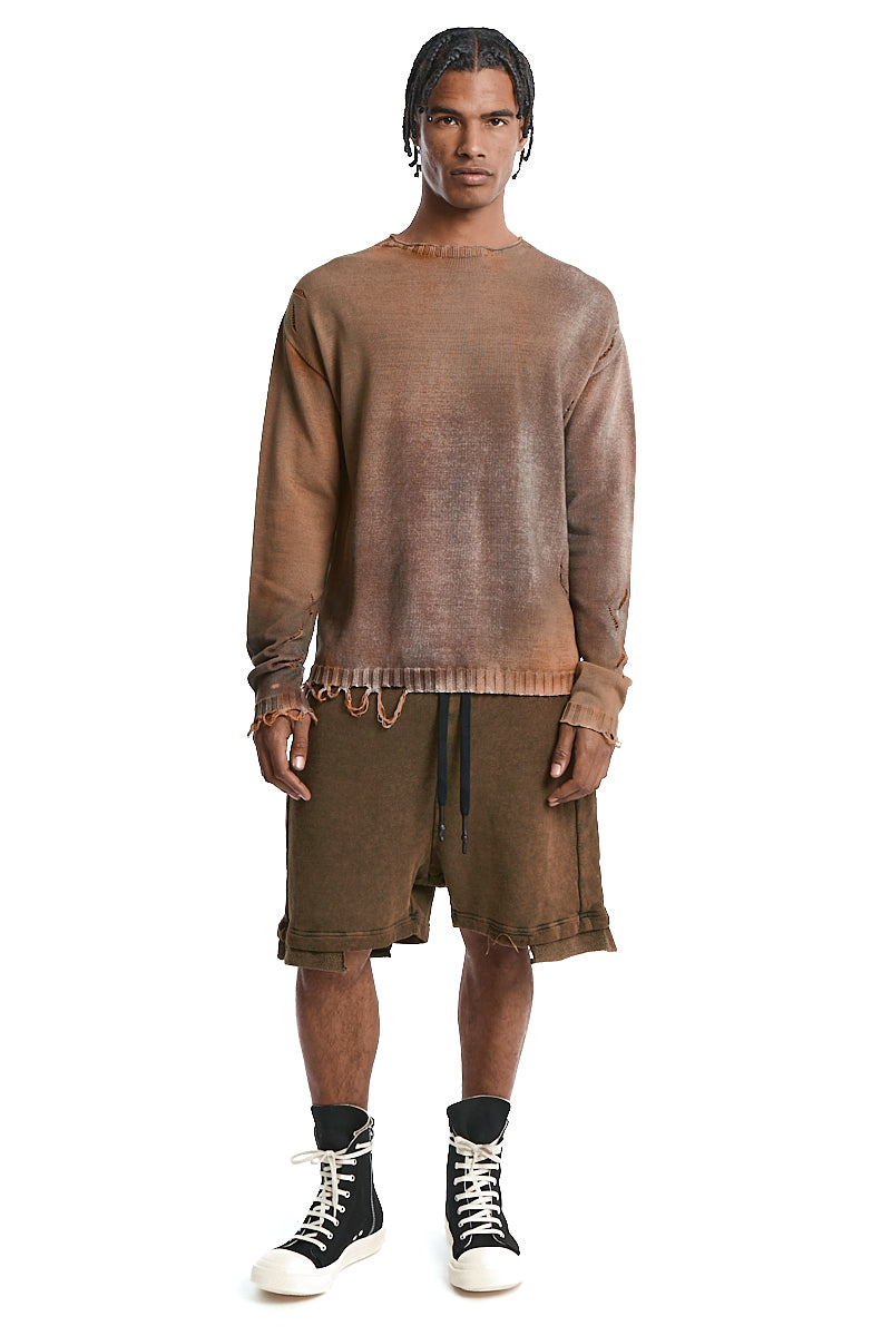 ORANGE MIST OVERSIZE KNITTED JERSEY