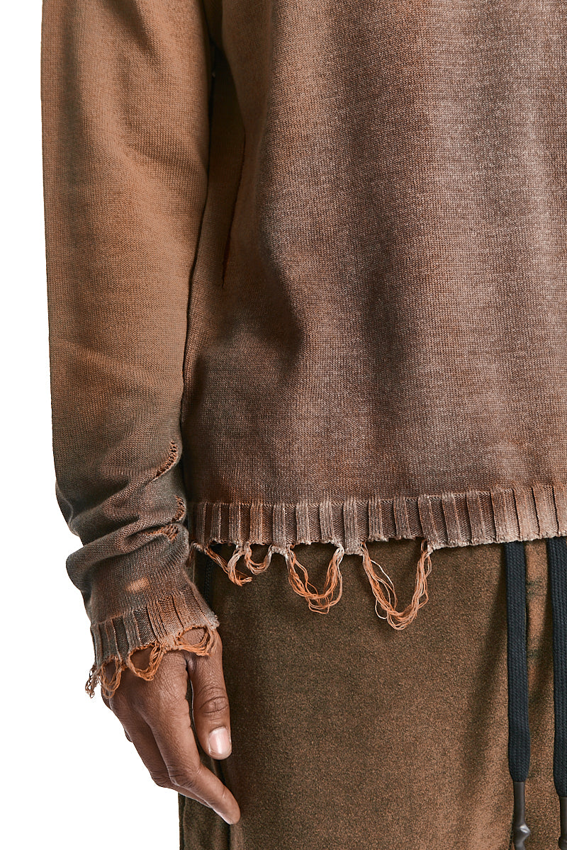 ORANGE MIST OVERSIZE KNITTED JERSEY