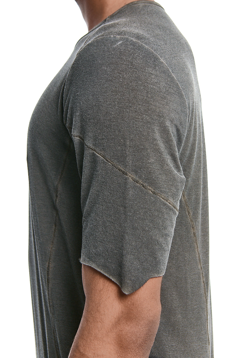 MILITAR RESIN SILK BLEND TEE