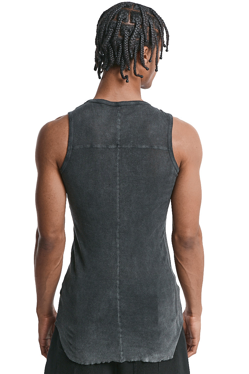 ANTRA WASH LIGHT COTTON SLEEVELESS TOP