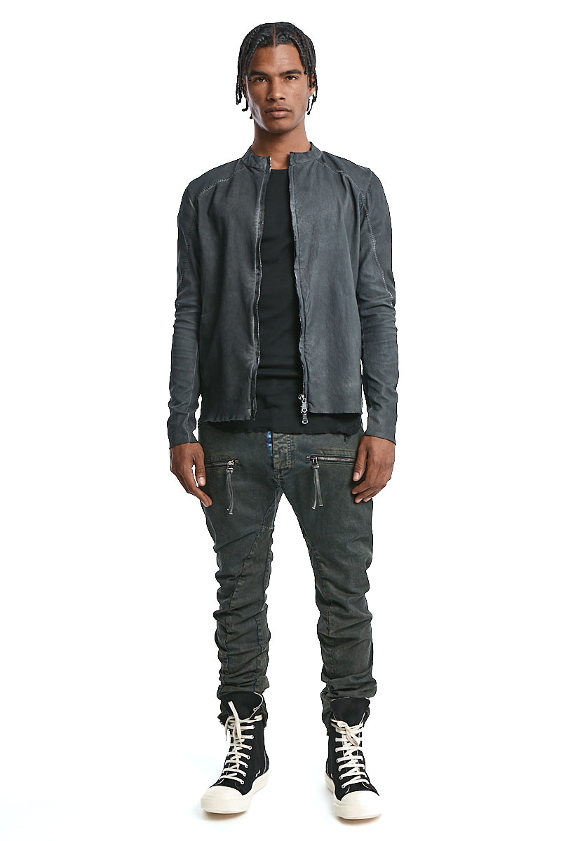 ANTRA RESIN NAPPA LEATHER JACKET