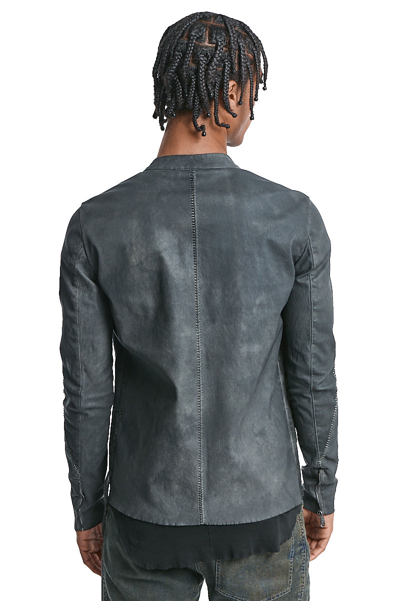 ANTRA RESIN NAPPA LEATHER JACKET