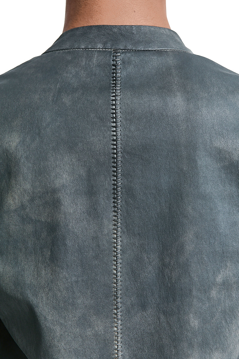 ANTRA RESIN NAPPA LEATHER JACKET