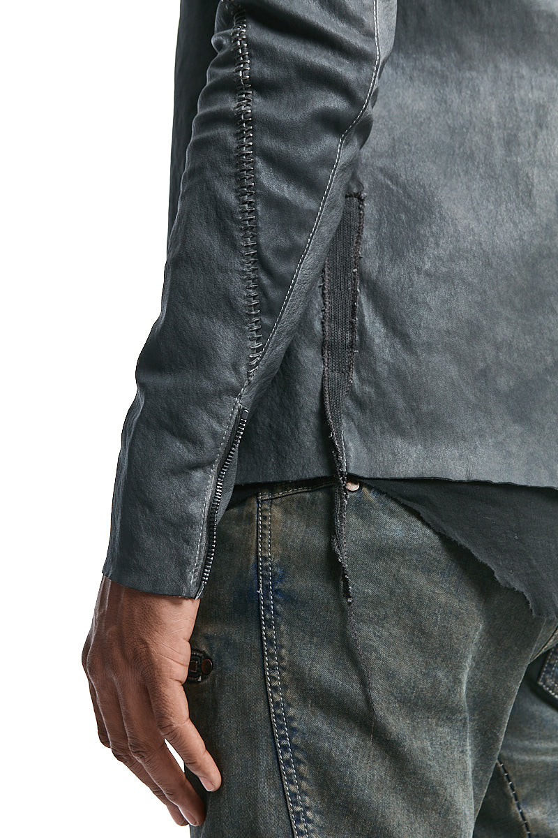 ANTRA RESIN NAPPA LEATHER JACKET