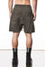 OLIVE NIGHT MATMIX DROP CROTCH SHORTS