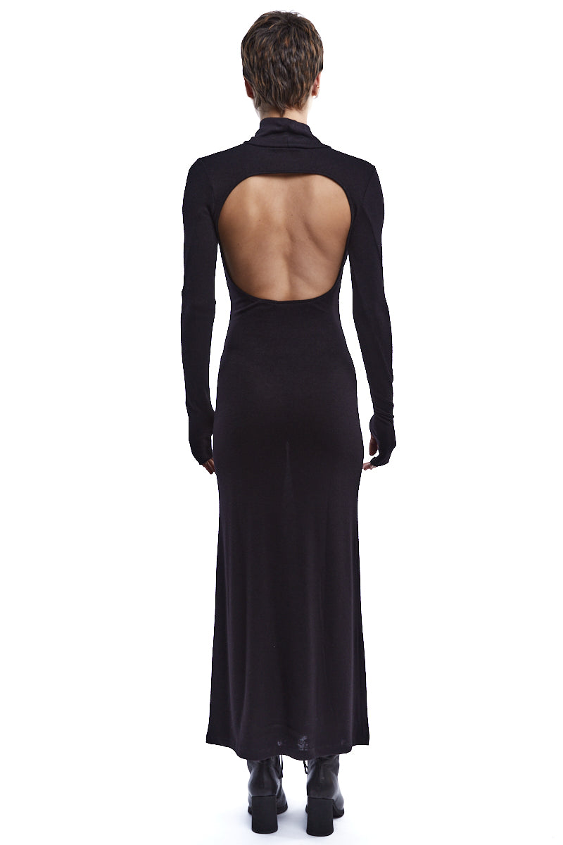 Nostra Santissima | Shop Online | AW24 | Open Back Wool Dress - Aleluya Concept Store Nostra Santissima | Shop Online | AW24 | Open Back Wool Dress - Aleluya Concept Store
