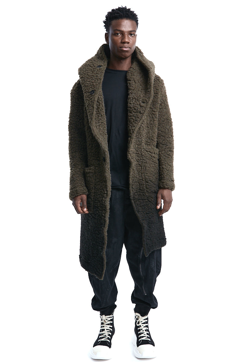 MUSCHIO HOODED WOOL PARKA