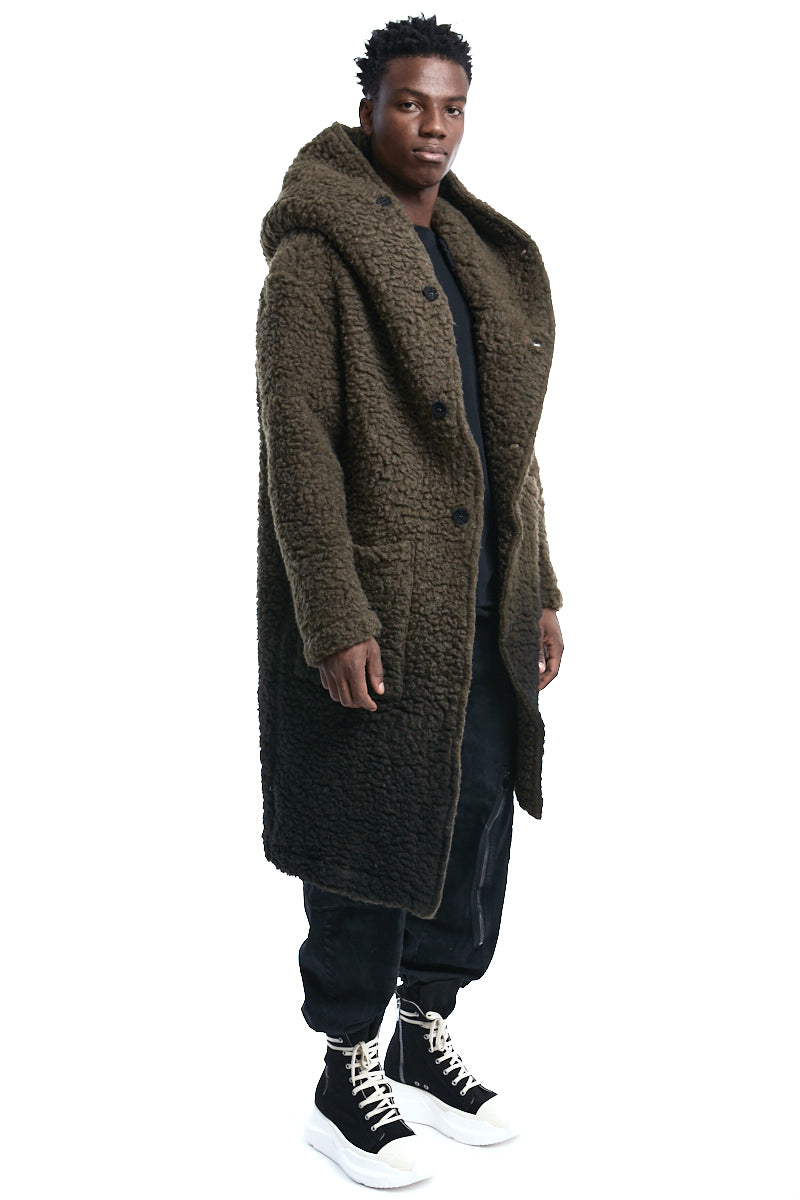 MUSCHIO HOODED WOOL PARKA