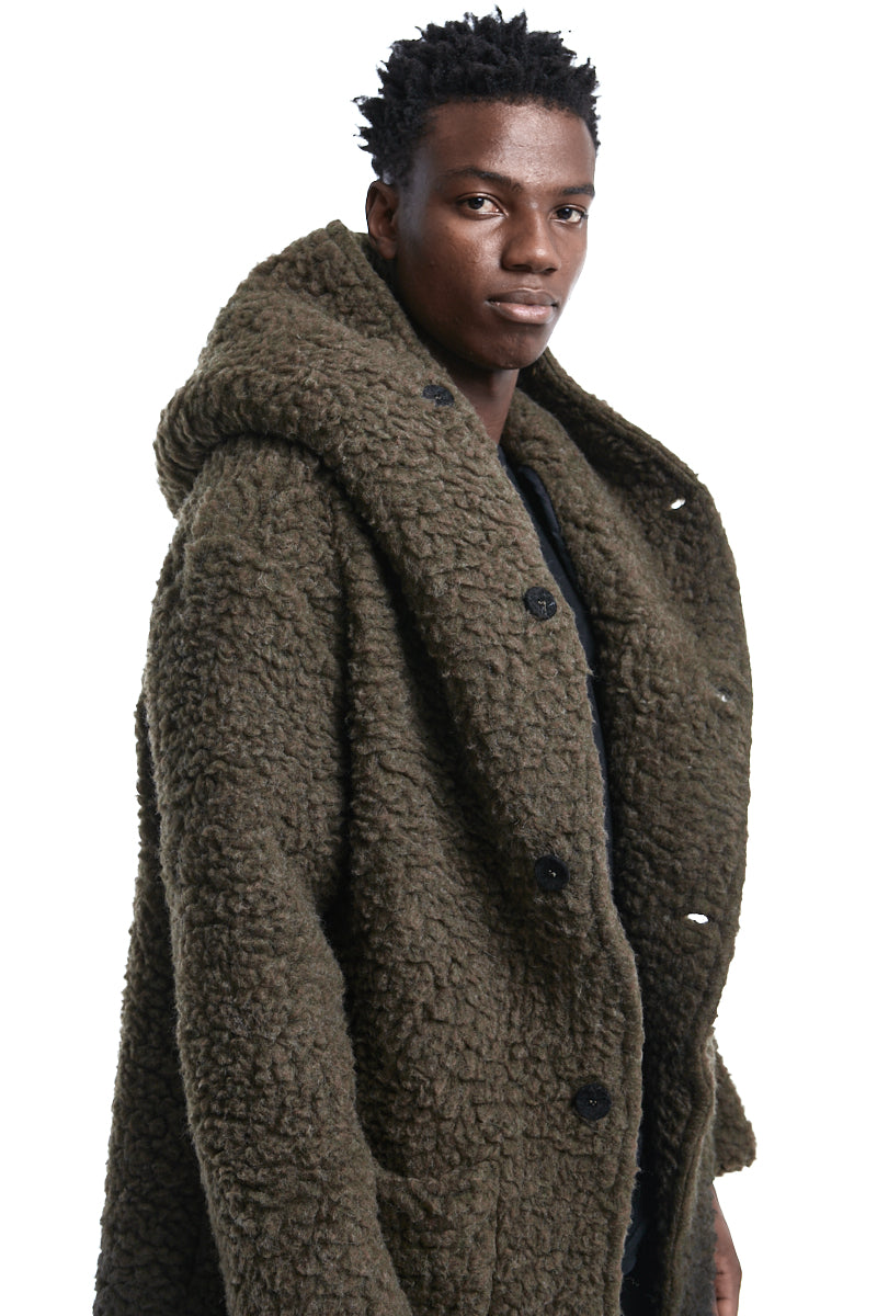 MUSCHIO HOODED WOOL PARKA