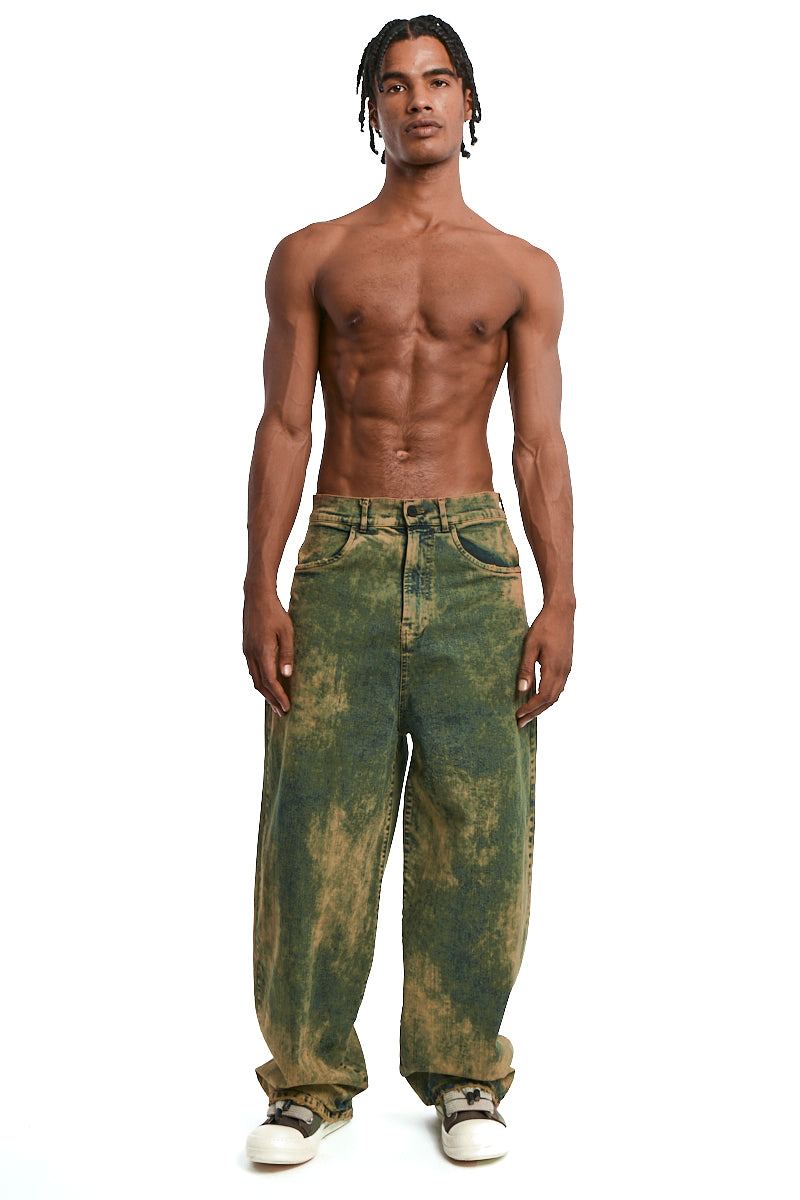 CALIFORNIA ACID BLUE WASH TROUSERS