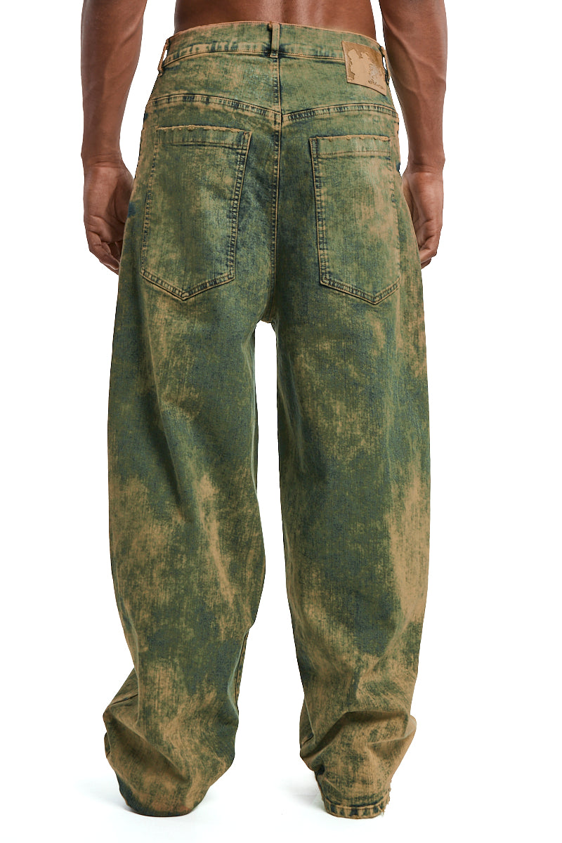 CALIFORNIA ACID BLUE WASH TROUSERS