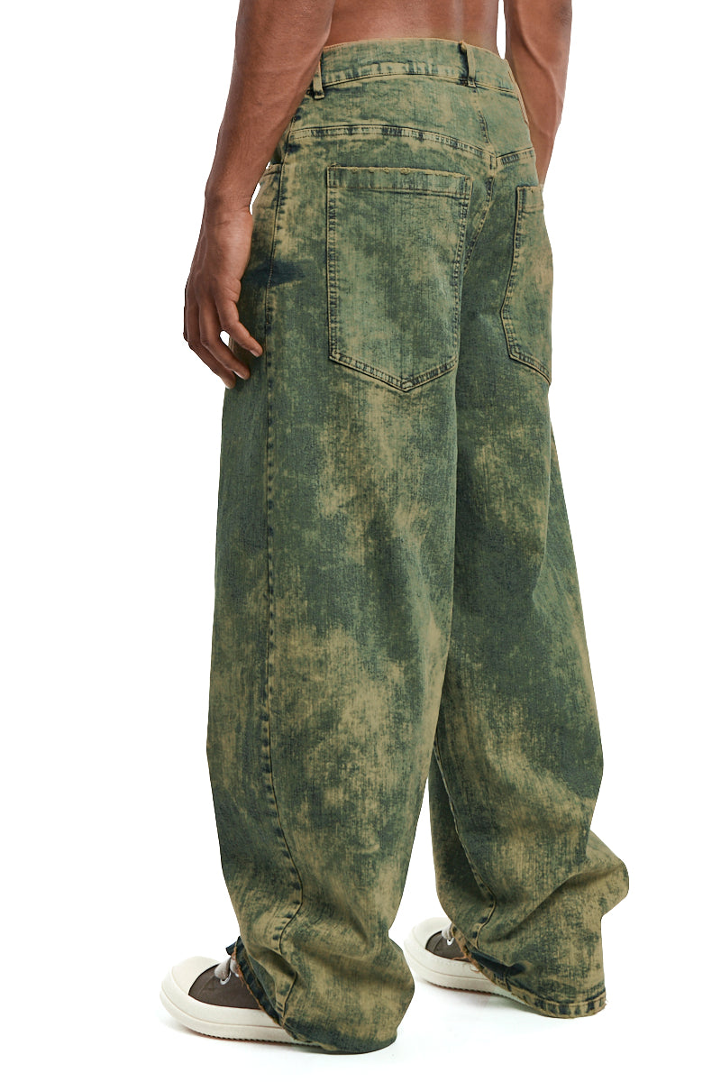 CALIFORNIA ACID BLUE WASH TROUSERS