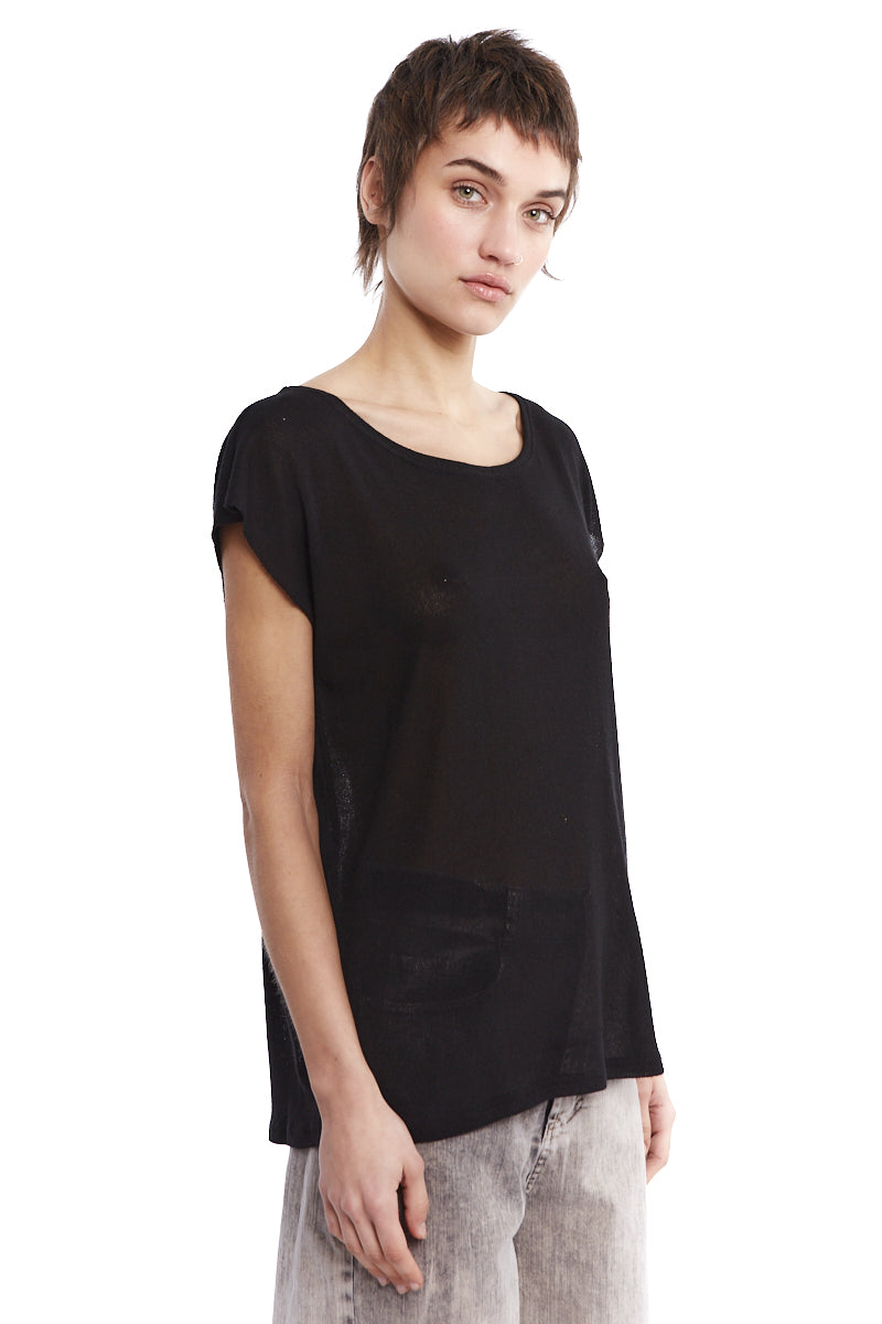 WIDE NECK LIGHT TEE