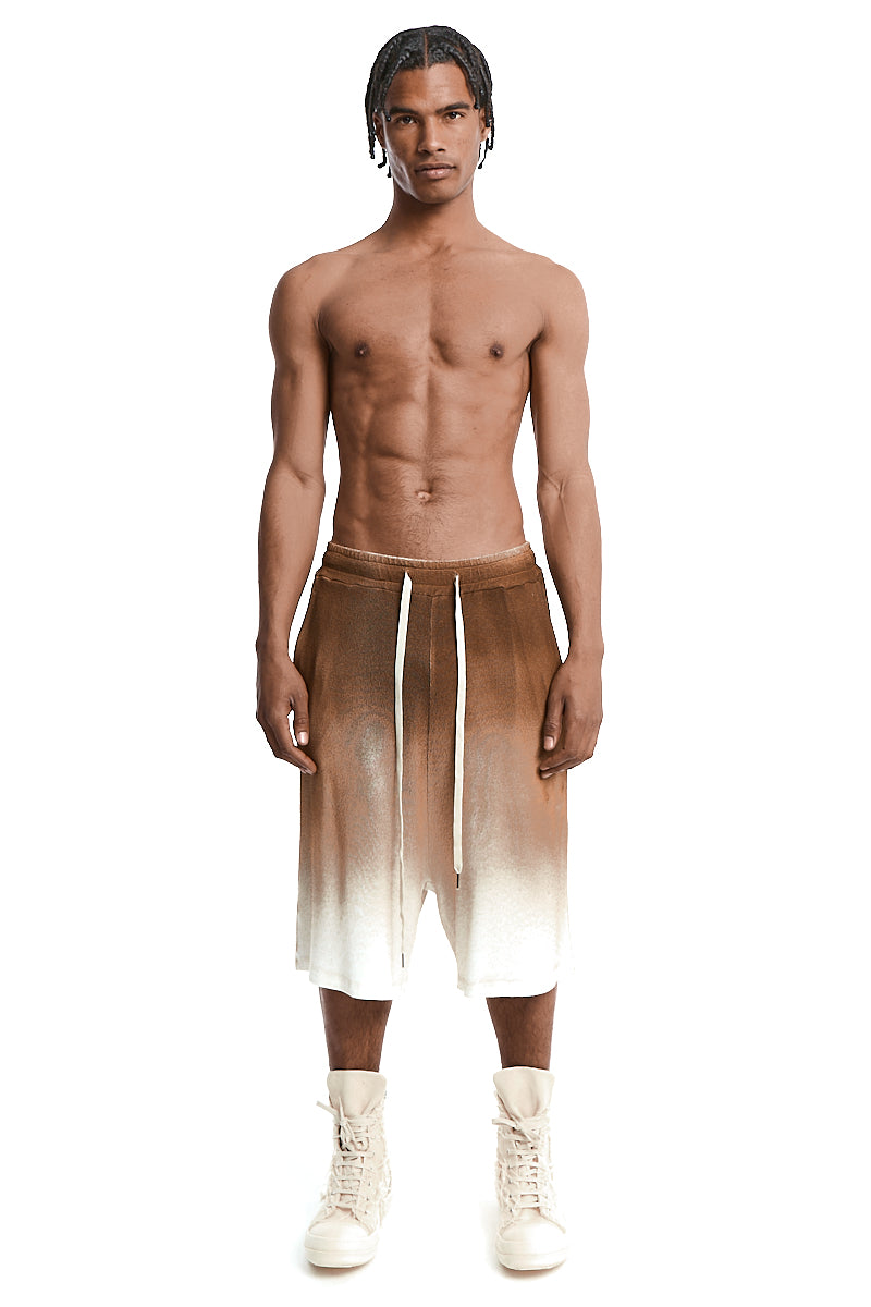 DEGRADE FLEECE SHORTS