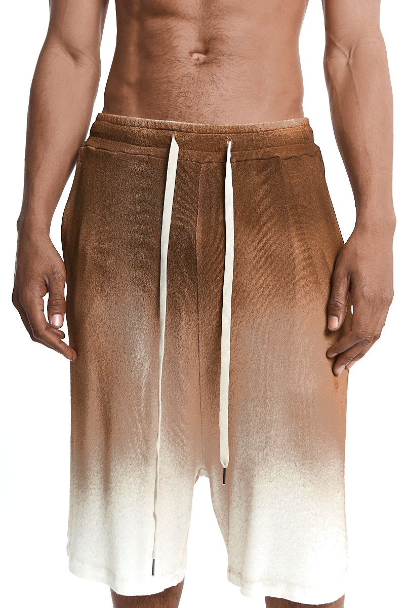 DEGRADE FLEECE SHORTS
