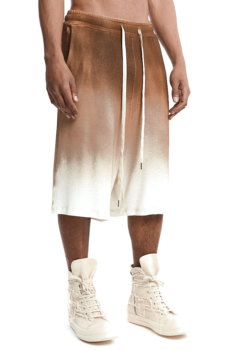 DEGRADE FLEECE SHORTS