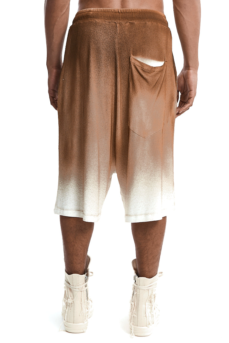 DEGRADE FLEECE SHORTS