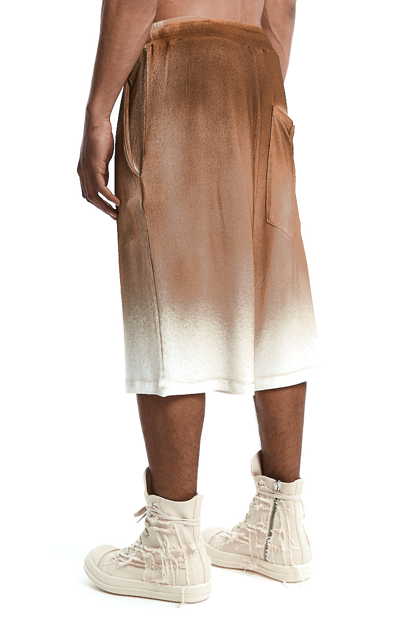 DEGRADE FLEECE SHORTS