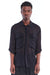 BLACK CREPE SHIRT