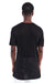 BLACK ROUND NECK LINEN TOP