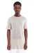 SAND ROUND NECK LINEN TOP