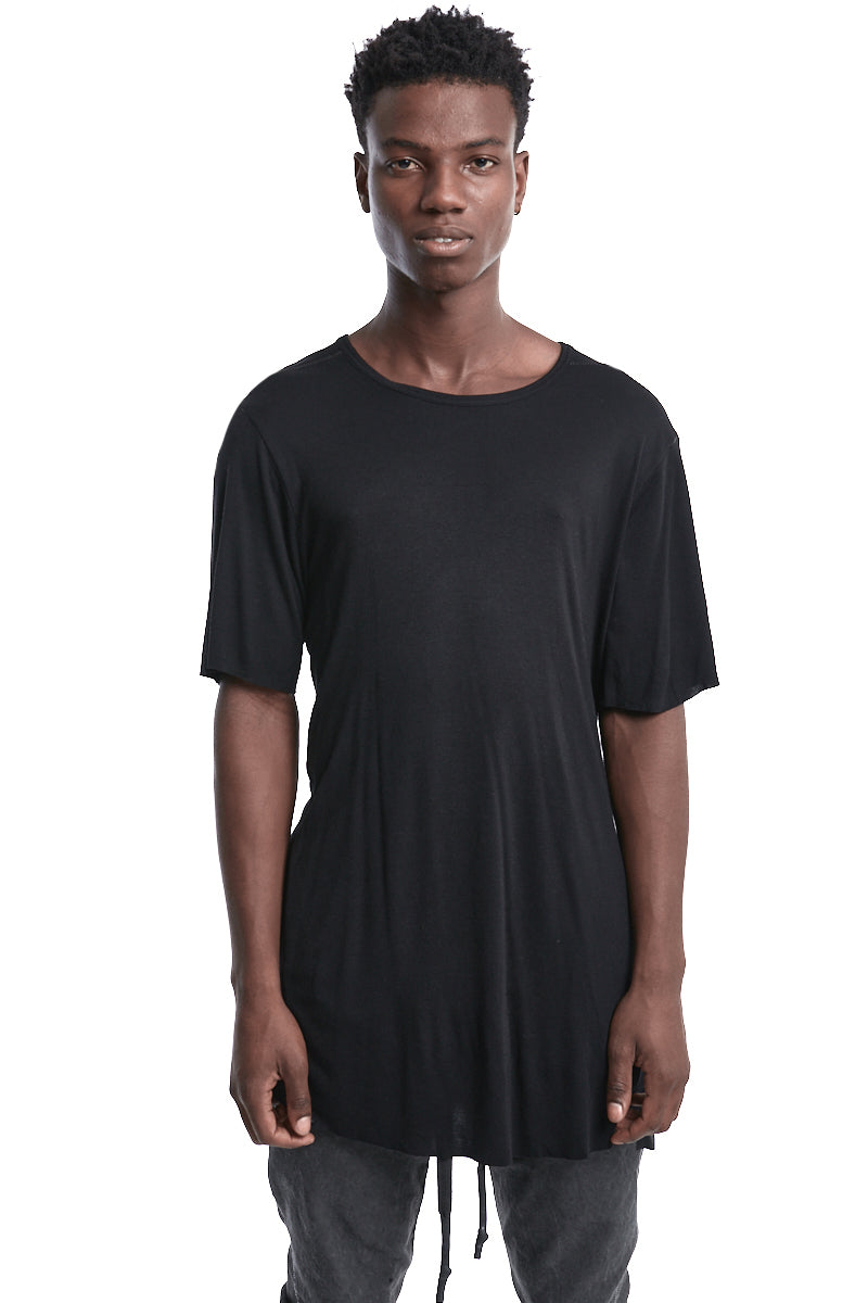 BLACK NOUVEAU CASHMERE BLEND TEE