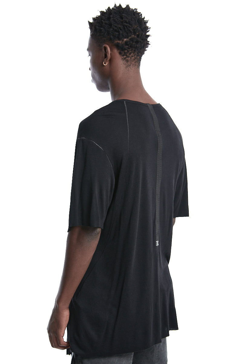 BLACK NOUVEAU CASHMERE BLEND TEE