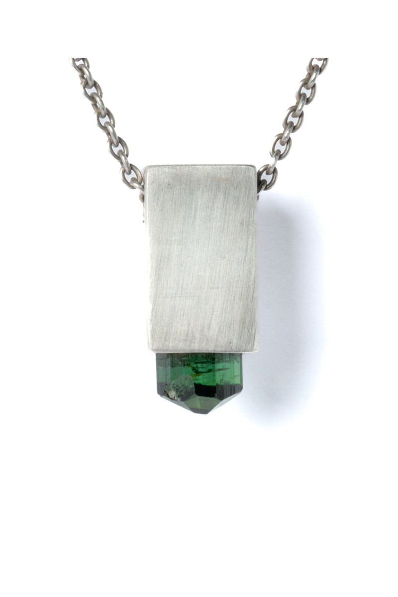 TALISMAN CUBOID NECKLACE SPECIMEN | CHROME TOURMALINE, DA + CHT