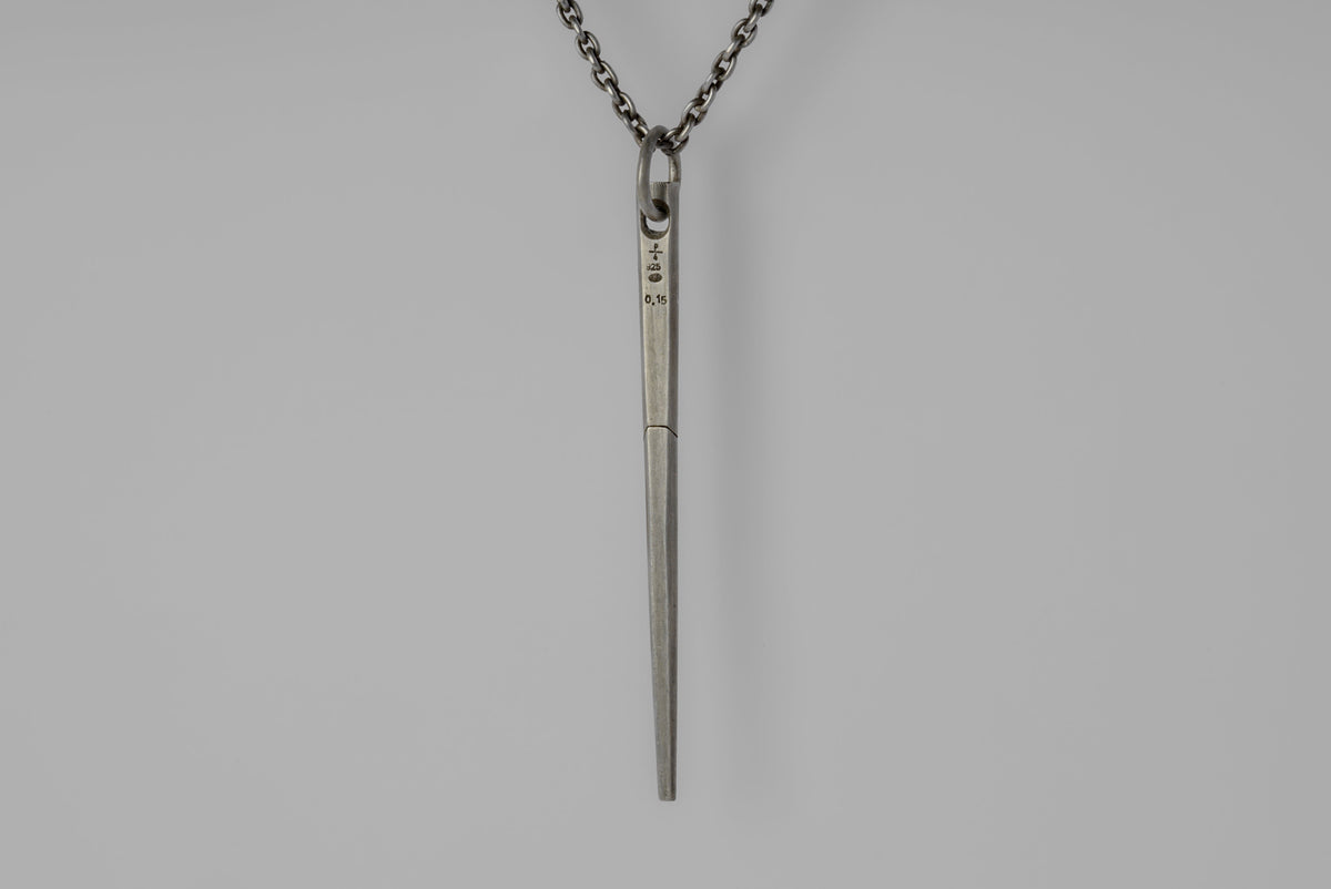 Spike Necklace (0.15 CT, Diamond Slab, DA+DIA)