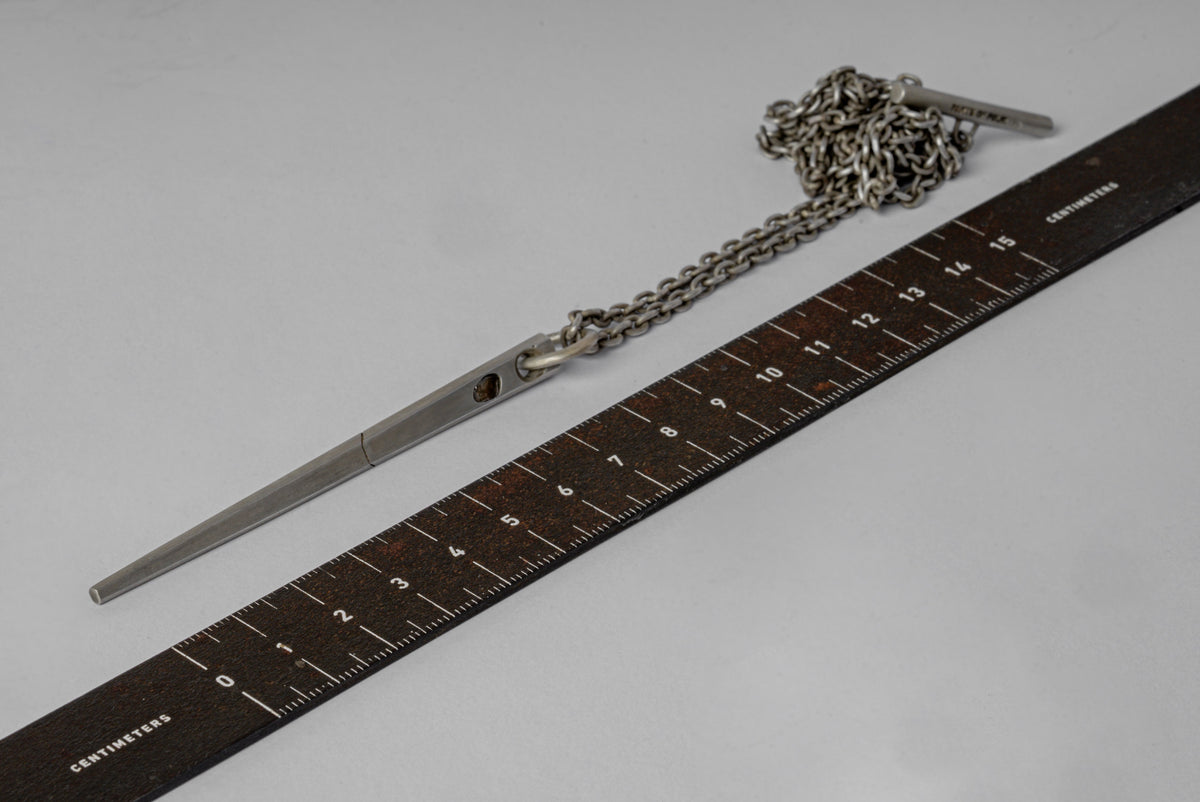 Spike Necklace (0.15 CT, Diamond Slab, DA+DIA)