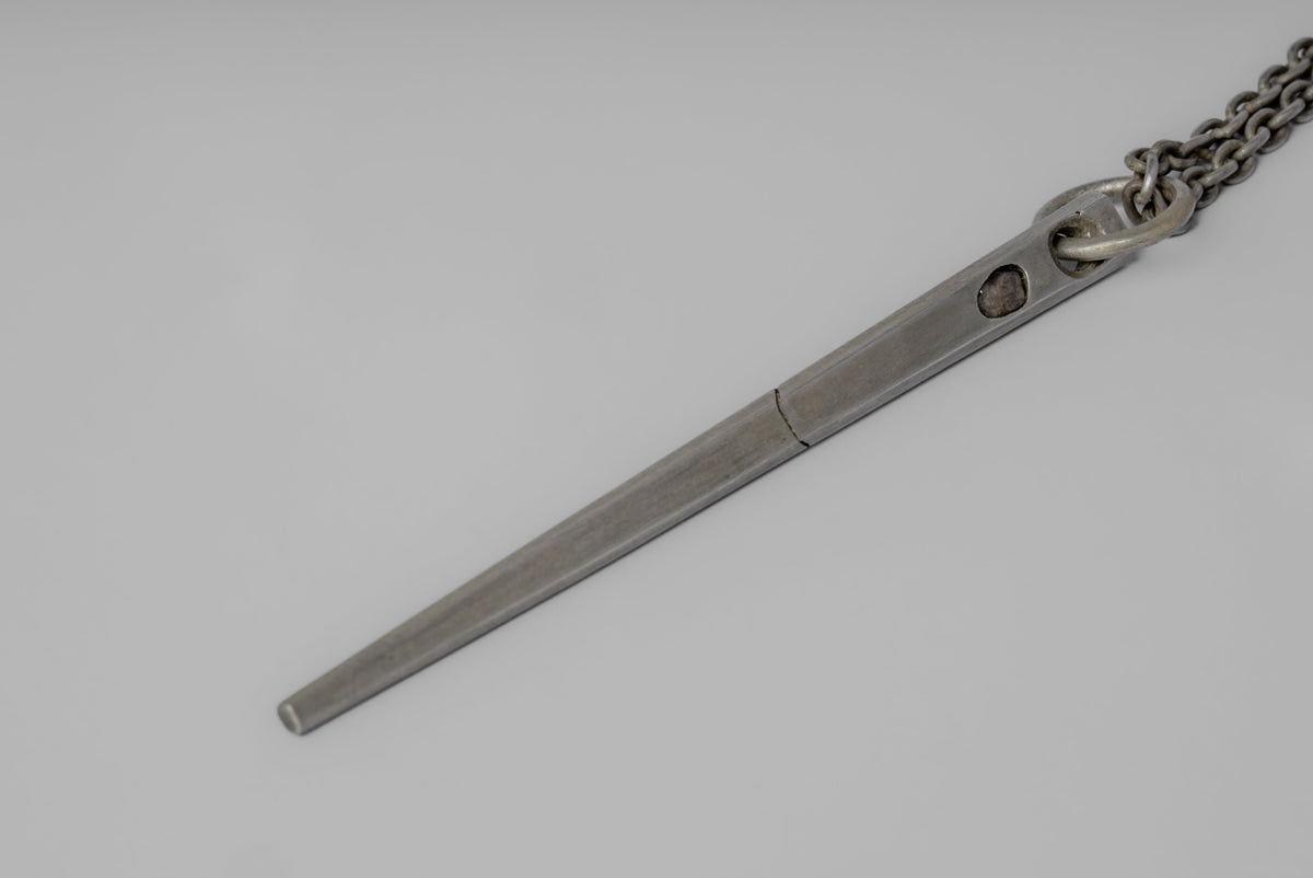 Spike Necklace (0.15 CT, Diamond Slab, DA+DIA)