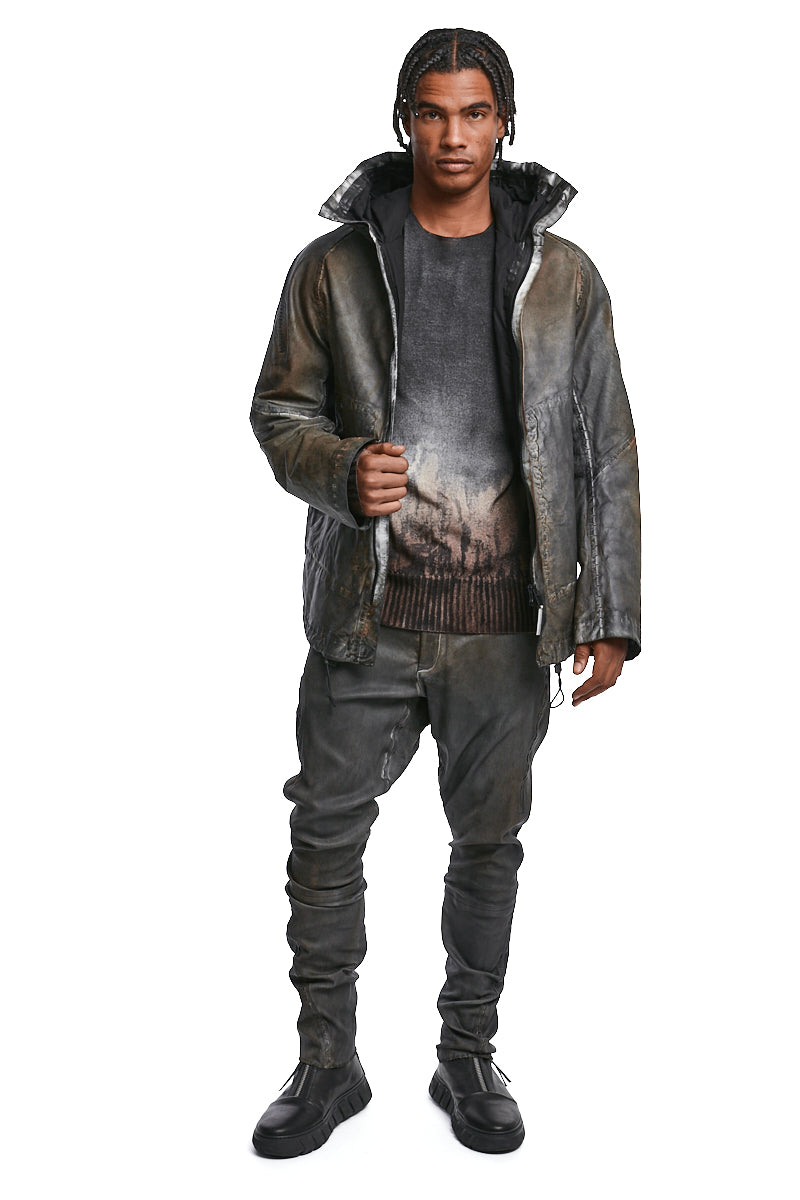 INEBRANLABLE STRETCH LAMBSKIN LEATHER PANTS