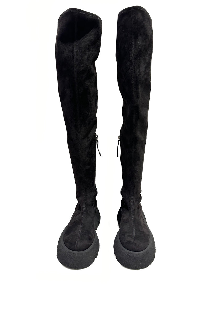 HIGH RISE VEGAN LEATHER