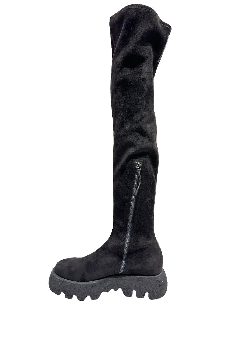 HIGH RISE VEGAN LEATHER