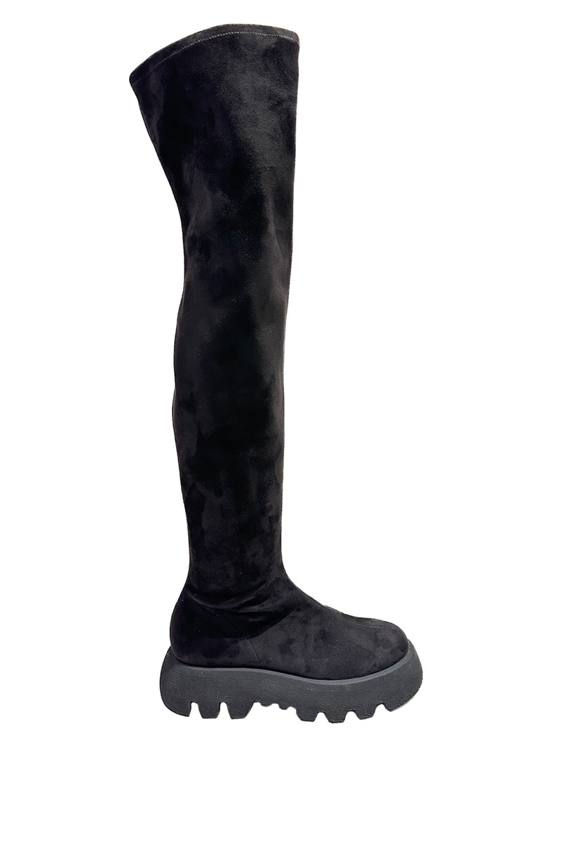 HIGH RISE VEGAN LEATHER