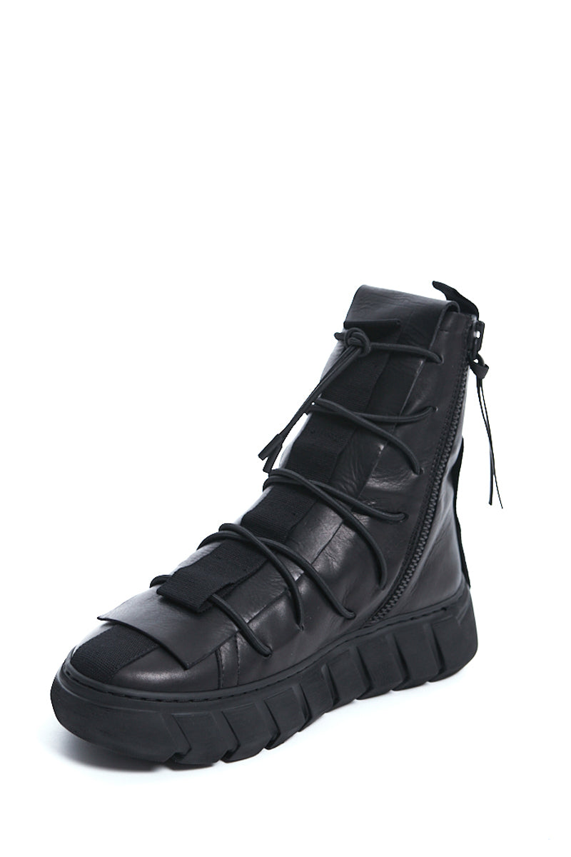 WATCH OUT LEATHER SNEAKERS