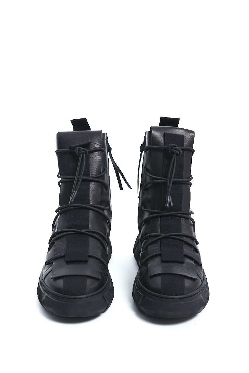 WATCH OUT LEATHER SNEAKERS