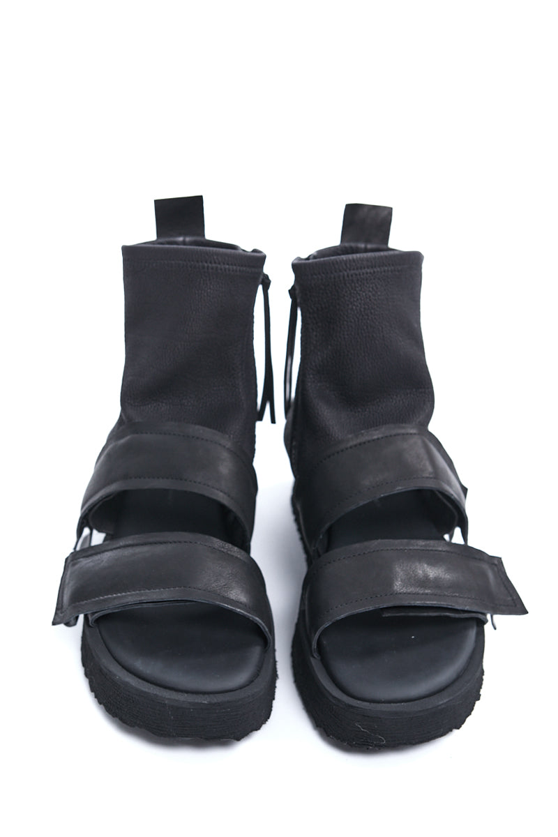 NO UNIFORM STRETCH LEATHER SANDALS