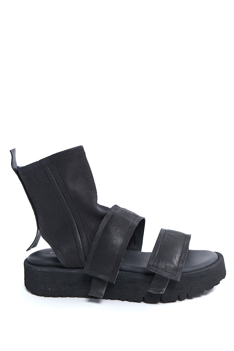 NO UNIFORM STRETCH LEATHER SANDALS