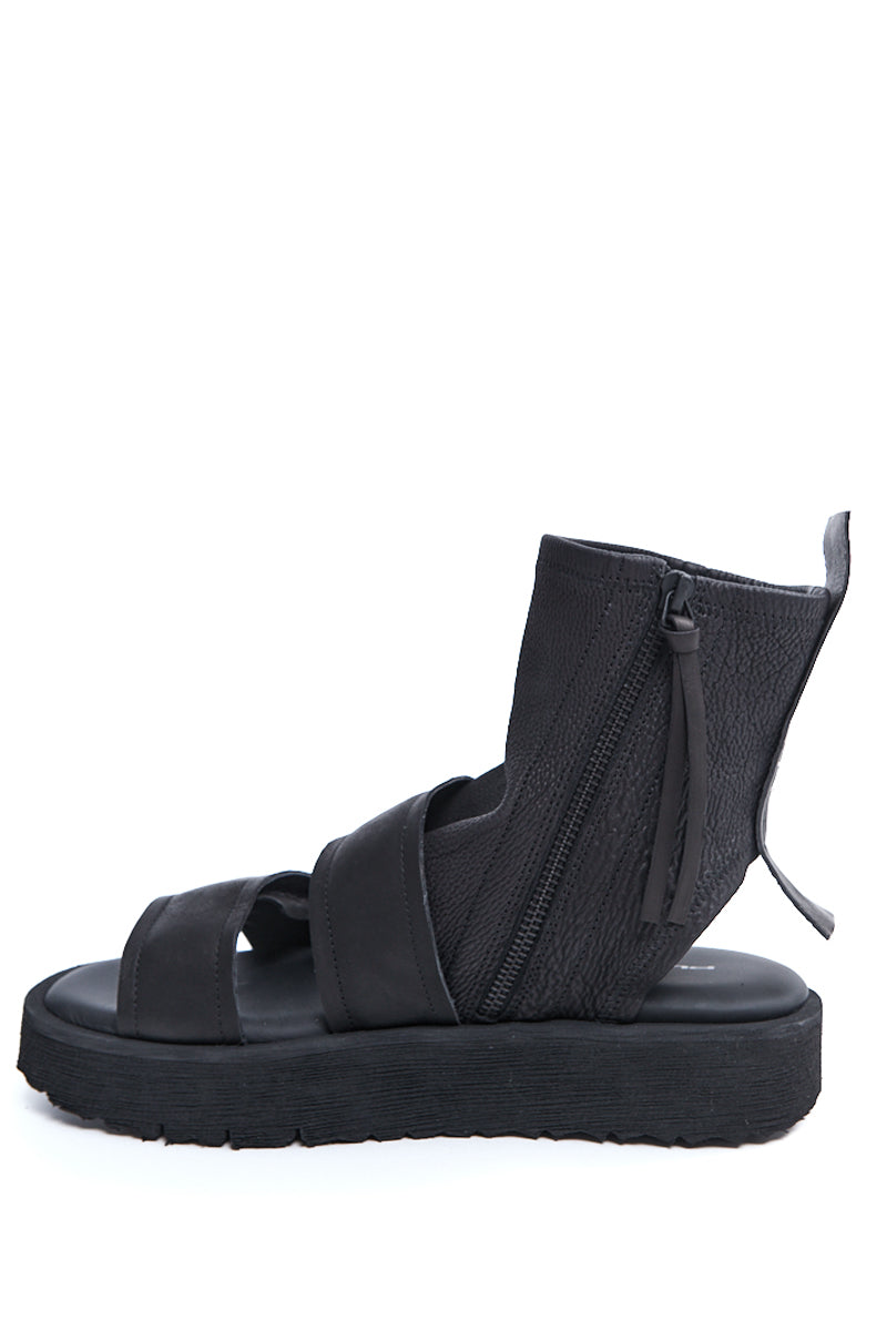 NO UNIFORM STRETCH LEATHER SANDALS