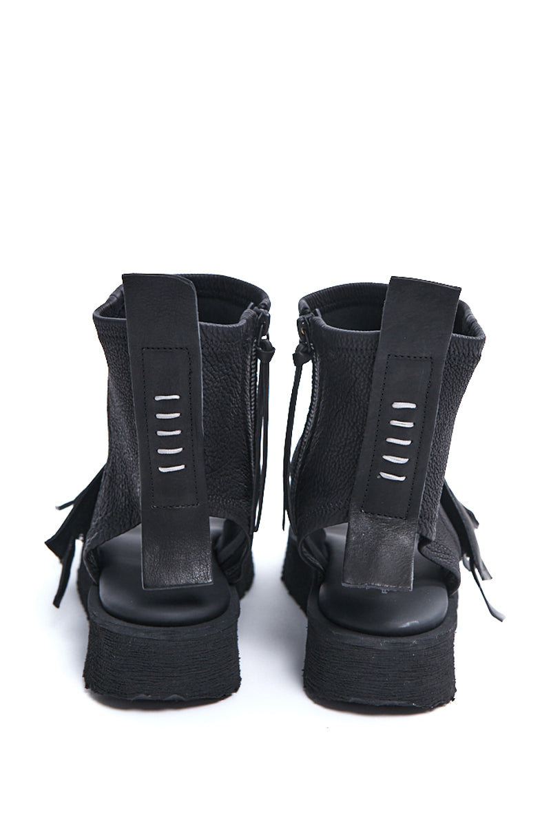 NO UNIFORM STRETCH LEATHER SANDALS