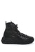 BLACK LACE-UP LOW LEATHER BOOT
