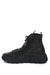 BLACK LACE-UP LOW LEATHER BOOT