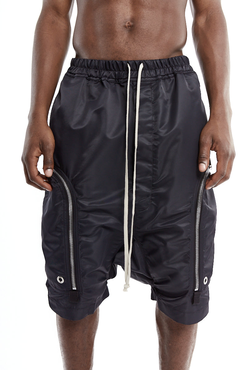 Rick Owens DRKSHDW drawstring-waist above-knee length shorts - Black