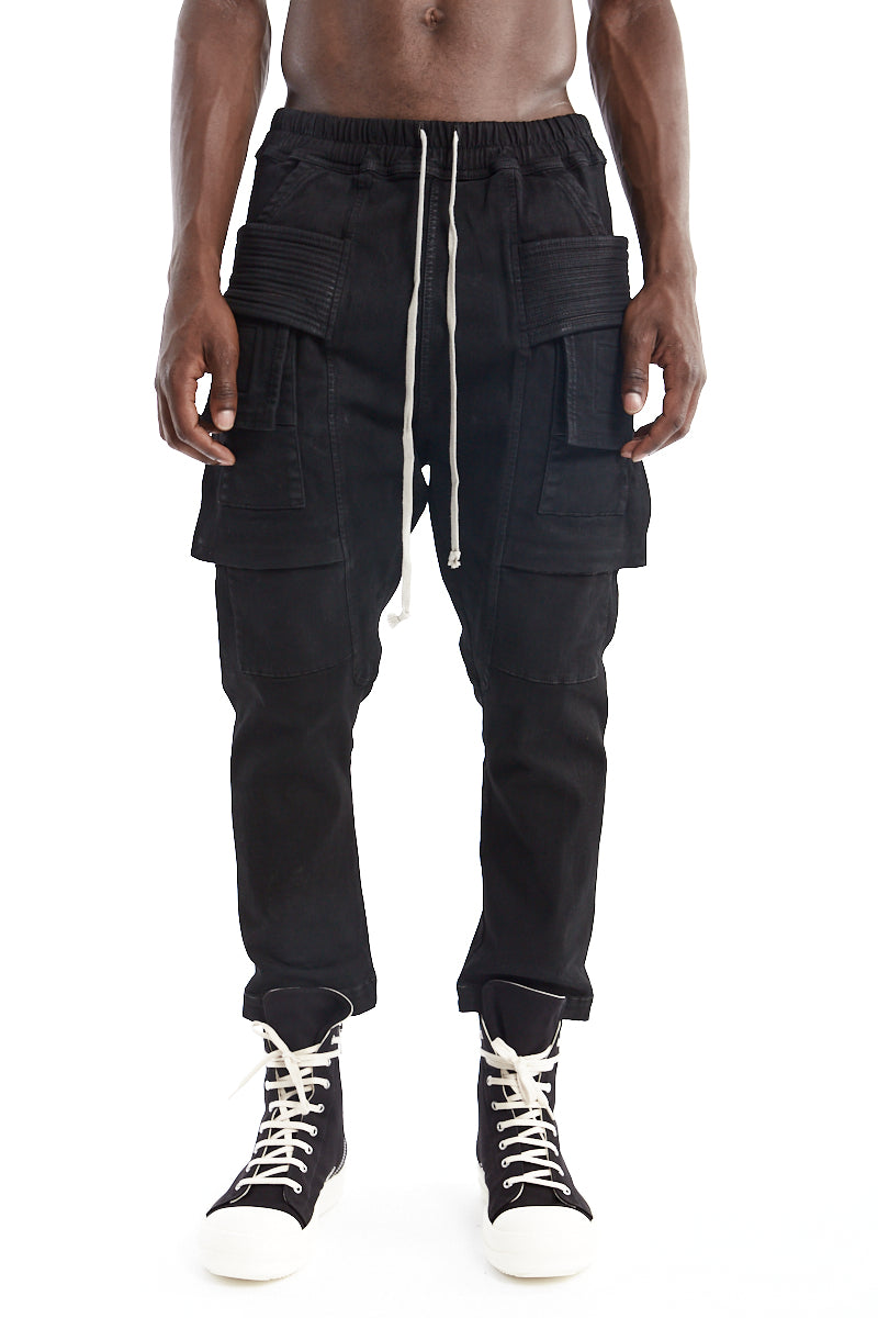 Rick Owens DRKSHDW | Shop Online | Creatch Cargo Cropped Denim