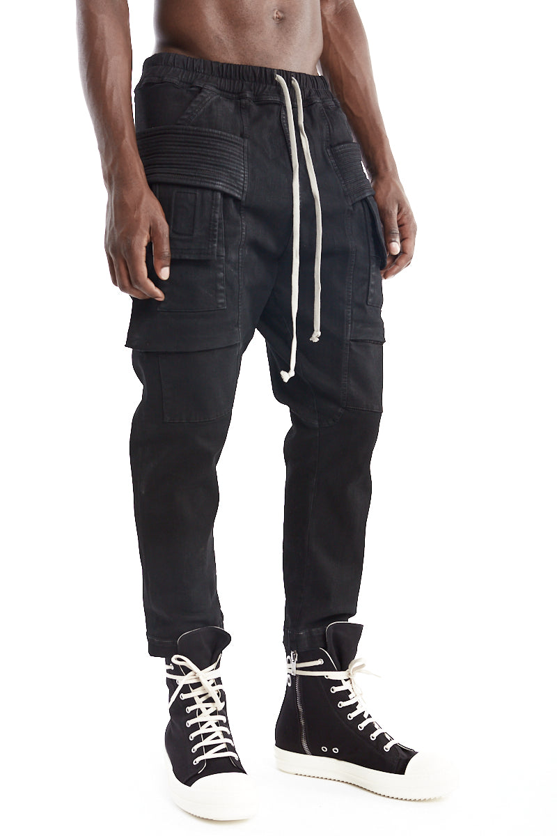 Rick Owens DRKSHDW | Shop Online | Creatch Cargo Cropped Denim