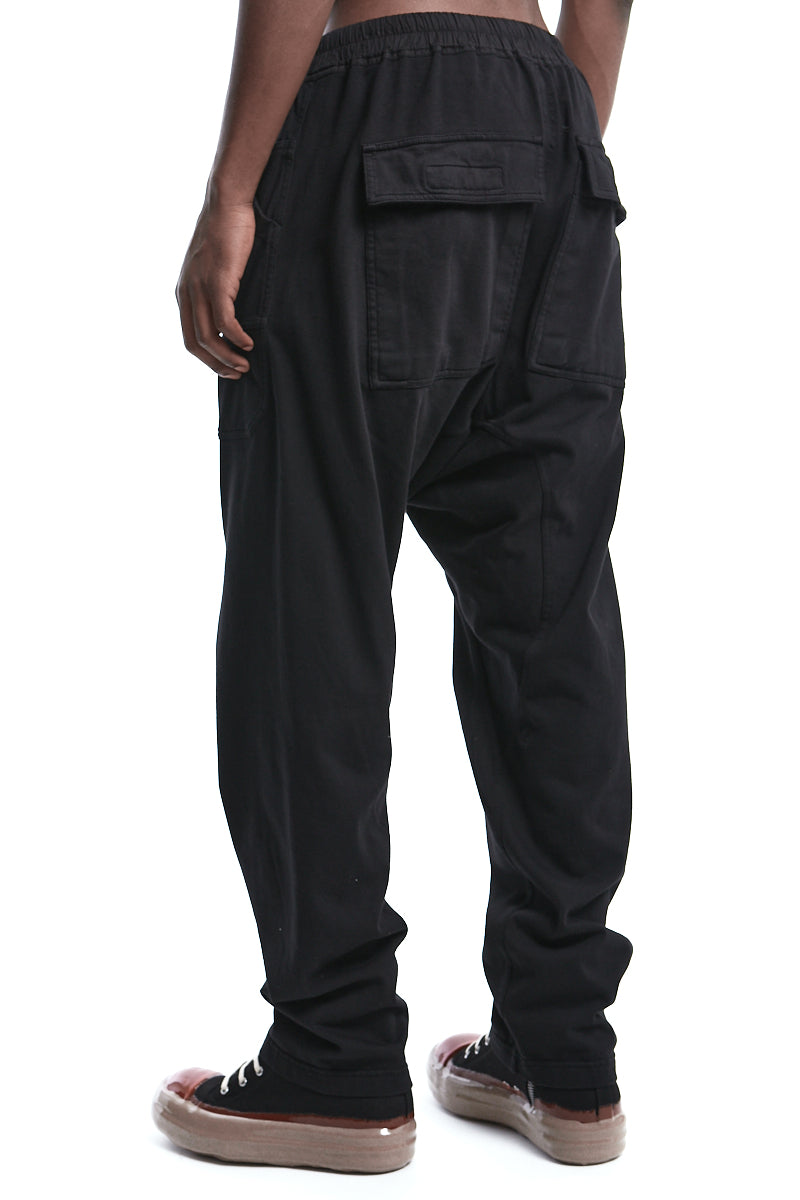 BLACK CLASSIC CARGO DRAWSTRING PANTS | RIG