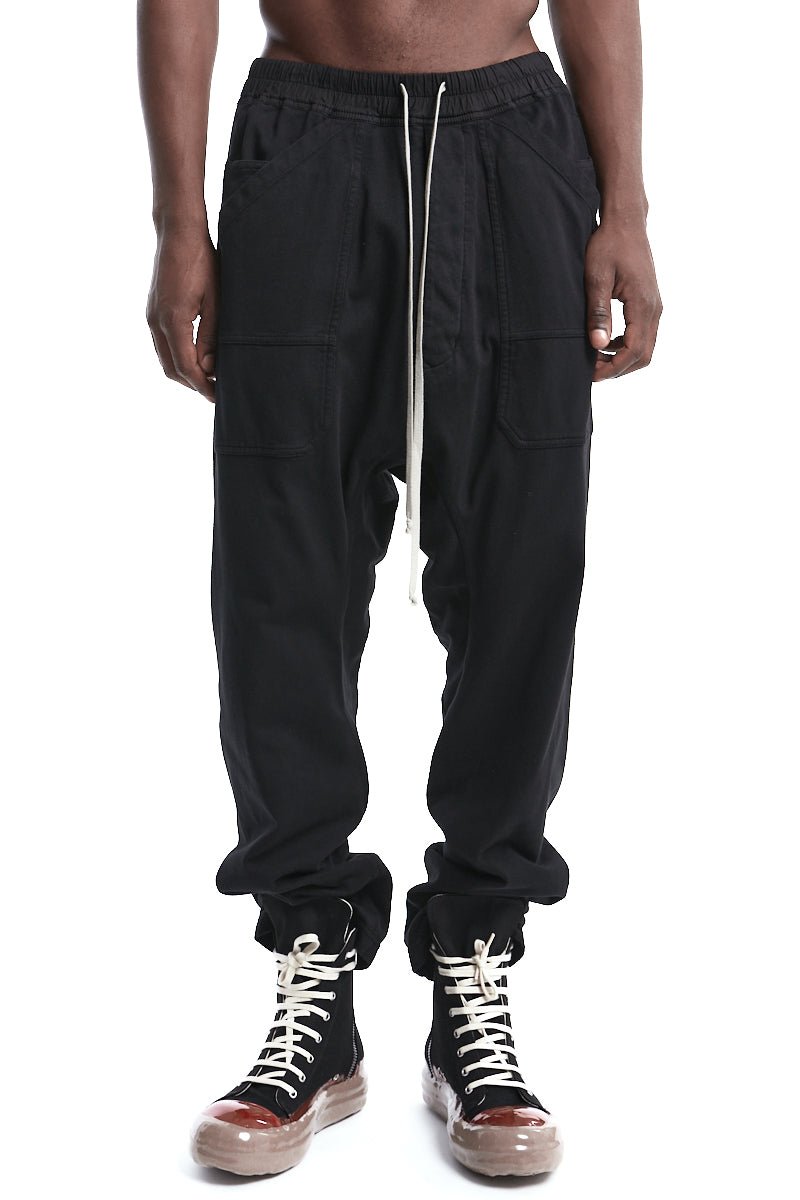 BLACK CLASSIC CARGO DRAWSTRING PANTS | RIG